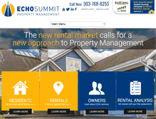 Tablet Screenshot of echo-summit.com